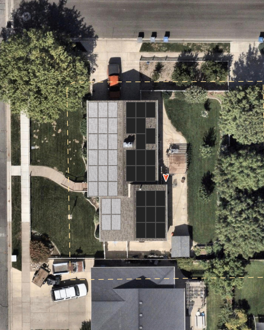 Generated solar design on your roof